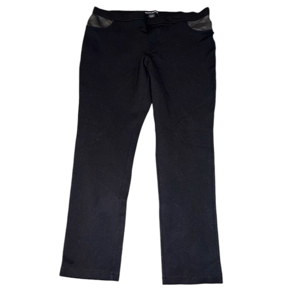 DKNY Black Knit Pull on Pants Women’s Size XL